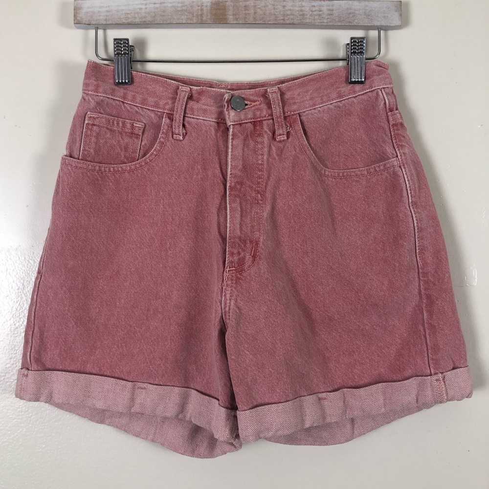 Guess Red Jean Shorts - Picture 1 of 6